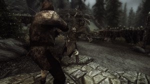 Avingard in Battle Against an Orc